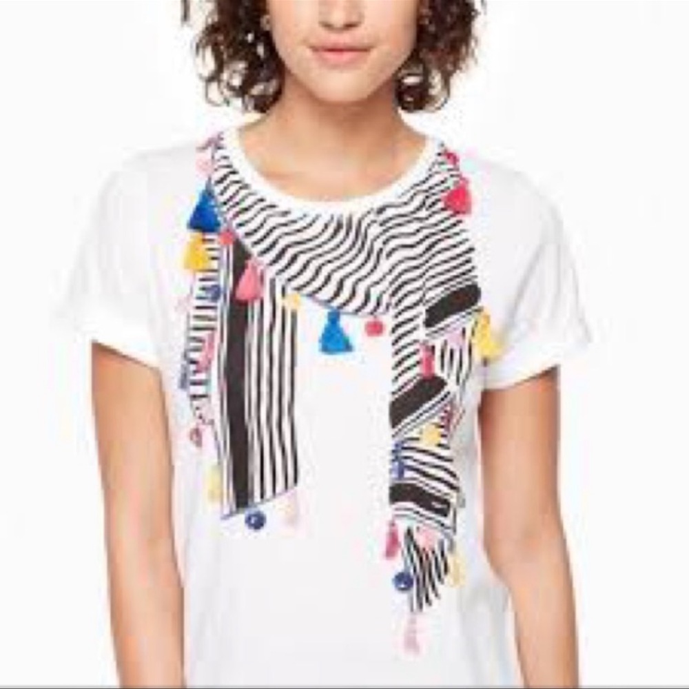 Kate spade broom street scarf tee